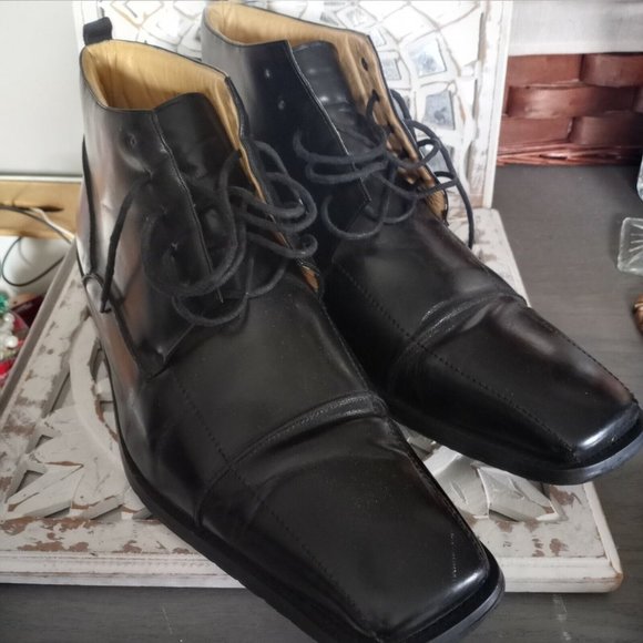 Men\'s J Bosco Shoes Boots size 13 Oxblood Leather main image 3